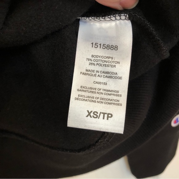 Black Champion Hoodie - Picture 7 of 12